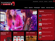 Tablet Screenshot of flamingocasino.nl